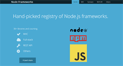 Desktop Screenshot of nodeframework.com